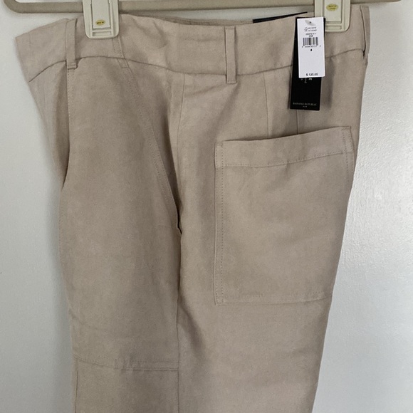Banana Republic vegan suede pants, size 8 NWT - Picture 3 of 11